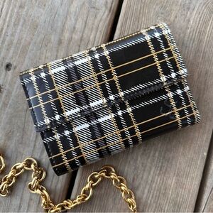 Patricia Nash Black and White Plaid Wallet